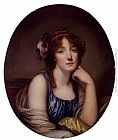 Jean Baptiste Greuze Portrait Of A Young Woman, Said To Be The Artist's Daughter painting